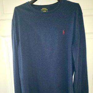 Ralph Lauren Long Sleeve T-Shirt (M) Blue
